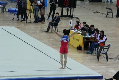 제 94회 전국체전 남자 마루운동 결승 정재민 선수 18