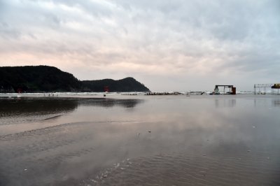 2014년 태풍 제8호 너구리 - 다대포해수욕장 14