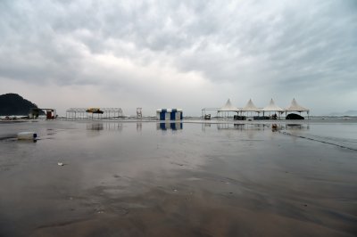 2014년 태풍 제8호 너구리 - 다대포해수욕장 19