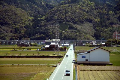 JR 야츠시로에서 미나미타 가는 길 차창풍경 16
