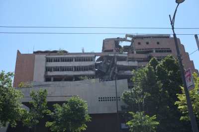 Nato 폭격으로 파괴된 국방부 청사 07