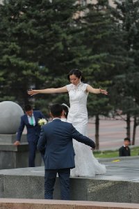 혁명광장의 결혼식 풍경 10