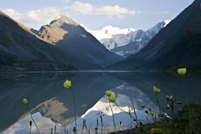 Sayan Mountains, Lake Ak Kem 03