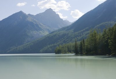 Sayan Mountains, Lake Kucherlinskoe 02