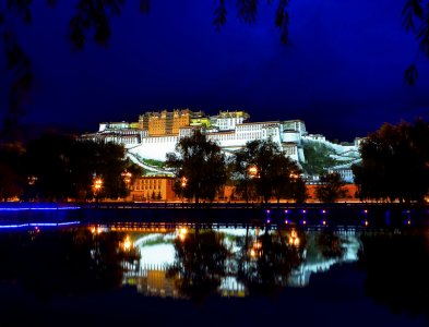 Potala Palace at night 01