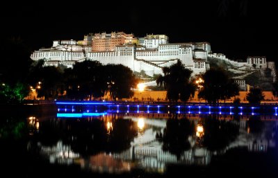 Potala Palace at night 11