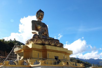 부탄 최대의 청동불상 14