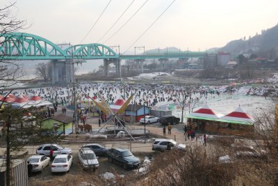 북한강 대성리 송어축제 2015 01