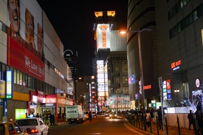 오사카 우메다역 저녁 거리풍경 06