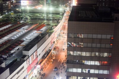 오사카 우메다역 저녁 거리풍경 05