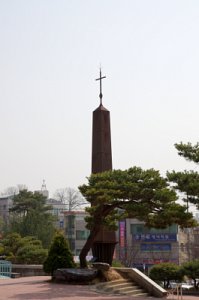 안성성당 100주년 기념 로고스탑 17