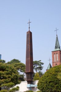 안성성당 100주년 기념 로고스탑 19