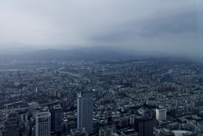 타이베이 금융센터 꼭대기에서 내려다본 모습 03
