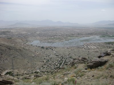 카불 주변의 산 풍경 04