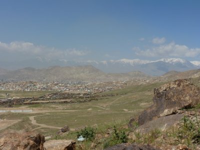 카불 주변의 산 풍경 06