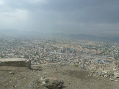 카불 주변의 산 풍경 07