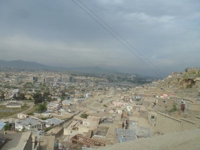카불 주변의 산 풍경 08