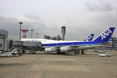 ANA 항공 보잉 747기 01