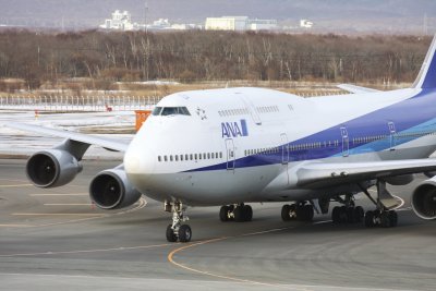 ANA 항공 보잉 747기 04