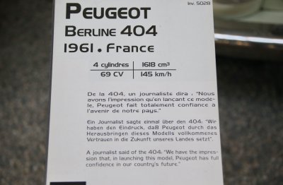 1961년형 푸조 베를린 404 09