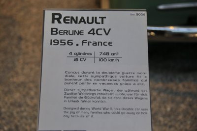 1956년형 르노 베를린 4CV 18