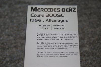 1956년형 메르세데스 벤츠 쿠페 300SC 13