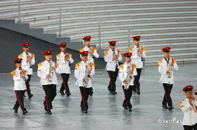 싱가포르 독립기념일 퍼레이드 군인 공연 09