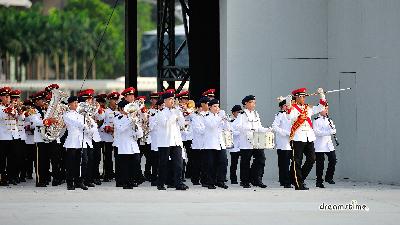 싱가포르 독립기념일 퍼레이드 군인 공연 07