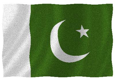 파키스탄의 국기와 지도 03