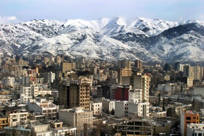 테헤란의 거리 풍경_건물, 버드뷰 01