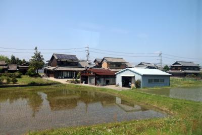 긴테쓰 오사카 선, 츠역행 열차 바깥 풍경  19