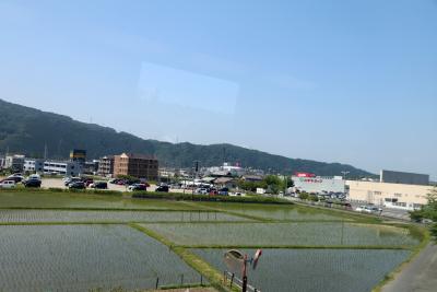 긴테쓰 오사카 선, 츠역행 열차 바깥 풍경  05