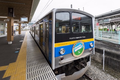 가와구치코역 후지쿄코 열차 02