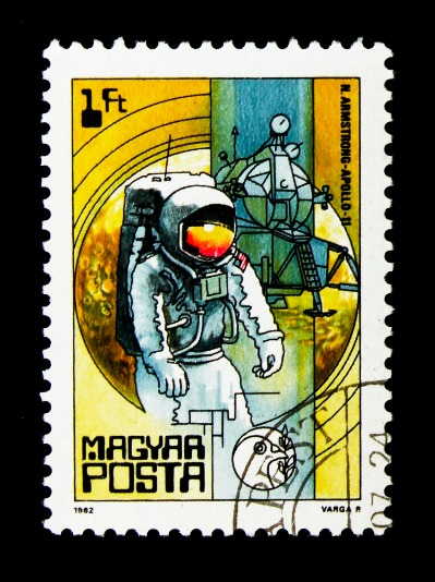헝가리 아폴로11호 기념우표 05