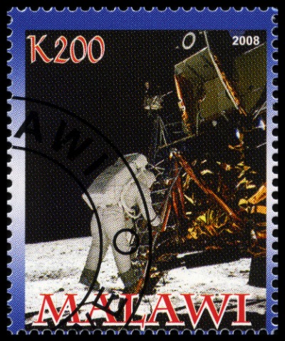 말라위 아폴로11호 기념우표 02