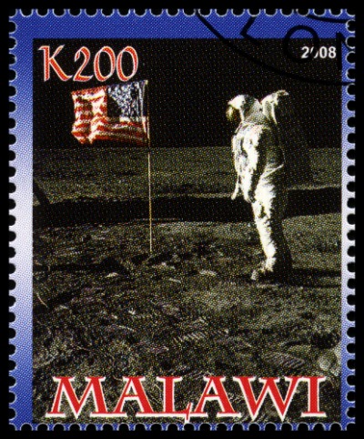 말라위 아폴로11호 기념우표 04
