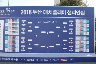 2018 두산 매치플레이 챔피언십(스코어보드) 06
