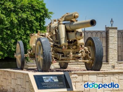 알라메인 전쟁 박물관 외부 전시장 전경(독일 장비)