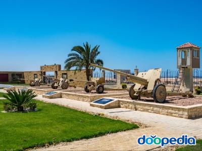 알라메인 전쟁 박물관 외부 전시장 전경