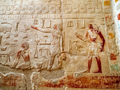 사카라 피라미드 내부 벽화 11