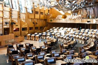 스코틀랜드 국회의사당의 내부