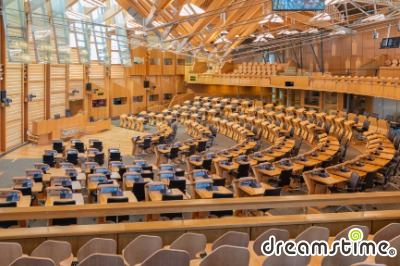 스코틀랜드 국회의사당의 내부