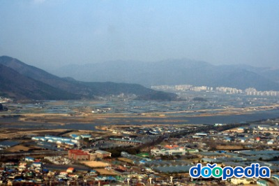 김해국제공항 착륙  