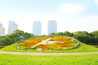 마쿠하리 해빈공원, 꽃시계 04