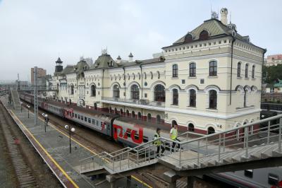 블라디보스토크 기차역 플랫폼 03