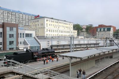 블라디보스토크 기차역 플랫폼 14