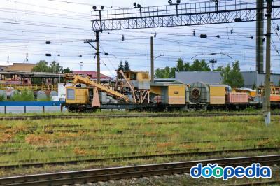 러시아 철도 선로수리 차	