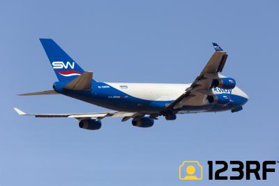 실크 웨이 에어라인 보잉 747