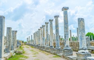 베르게 고대도시 유적 기둥 04