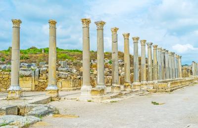베르게 고대도시 유적 기둥 06